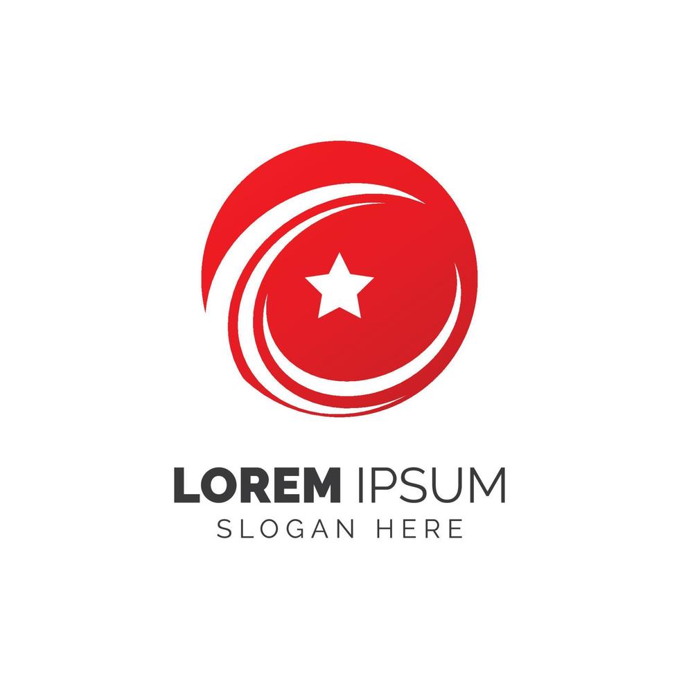 Star logo template design vector icon illustration