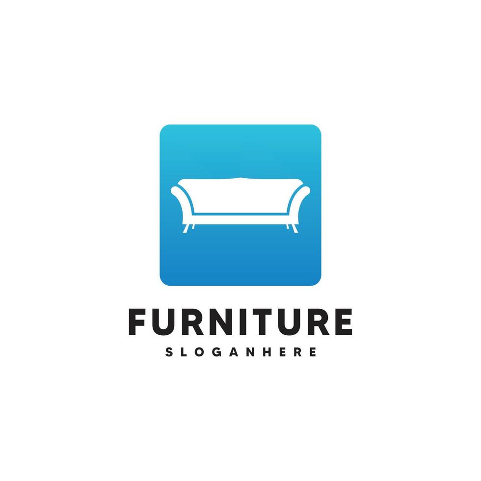 Furniture logo design template icon vector illustration