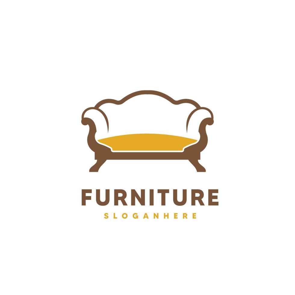 Furniture logo design template icon vector illustration