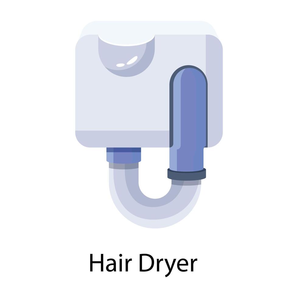 secador de pelo de moda vector