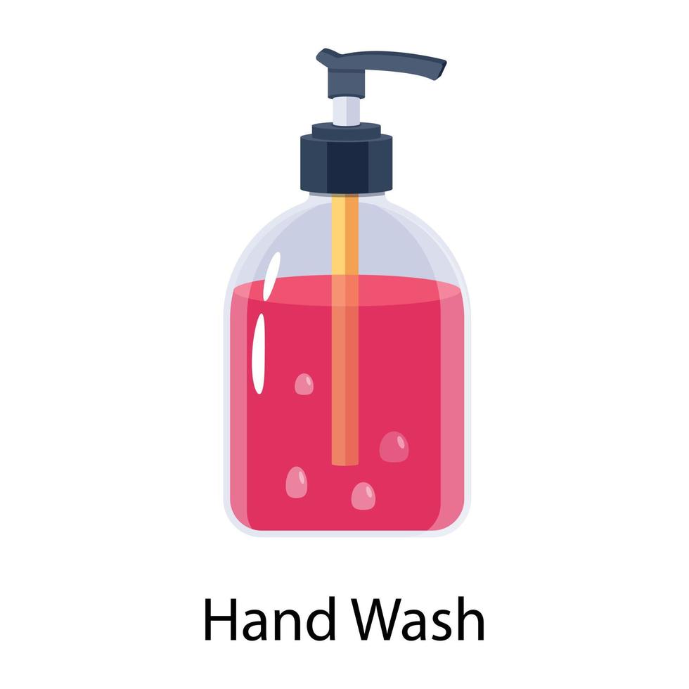 Trendy Hand Wash vector