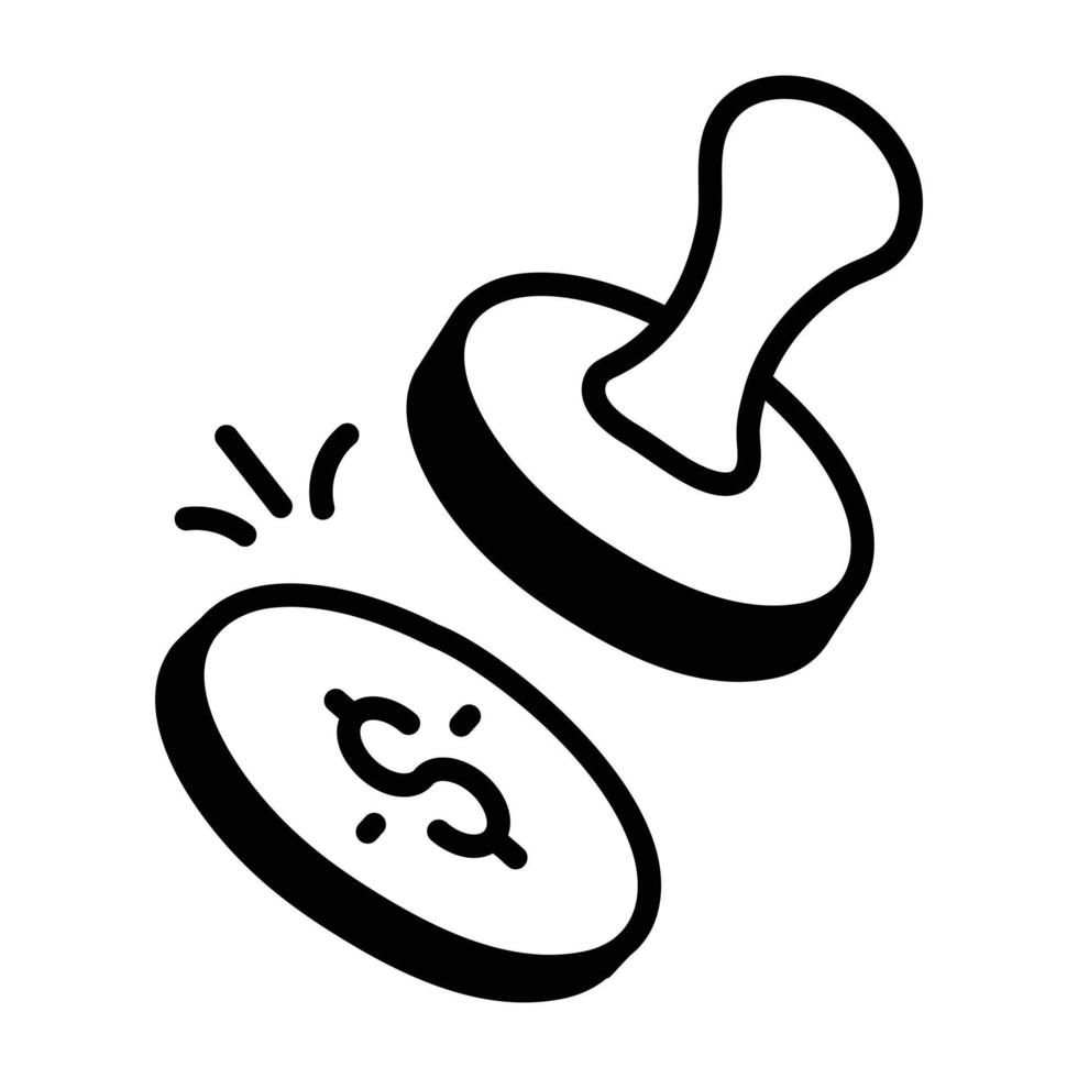 Trendy Loan Approve vector
