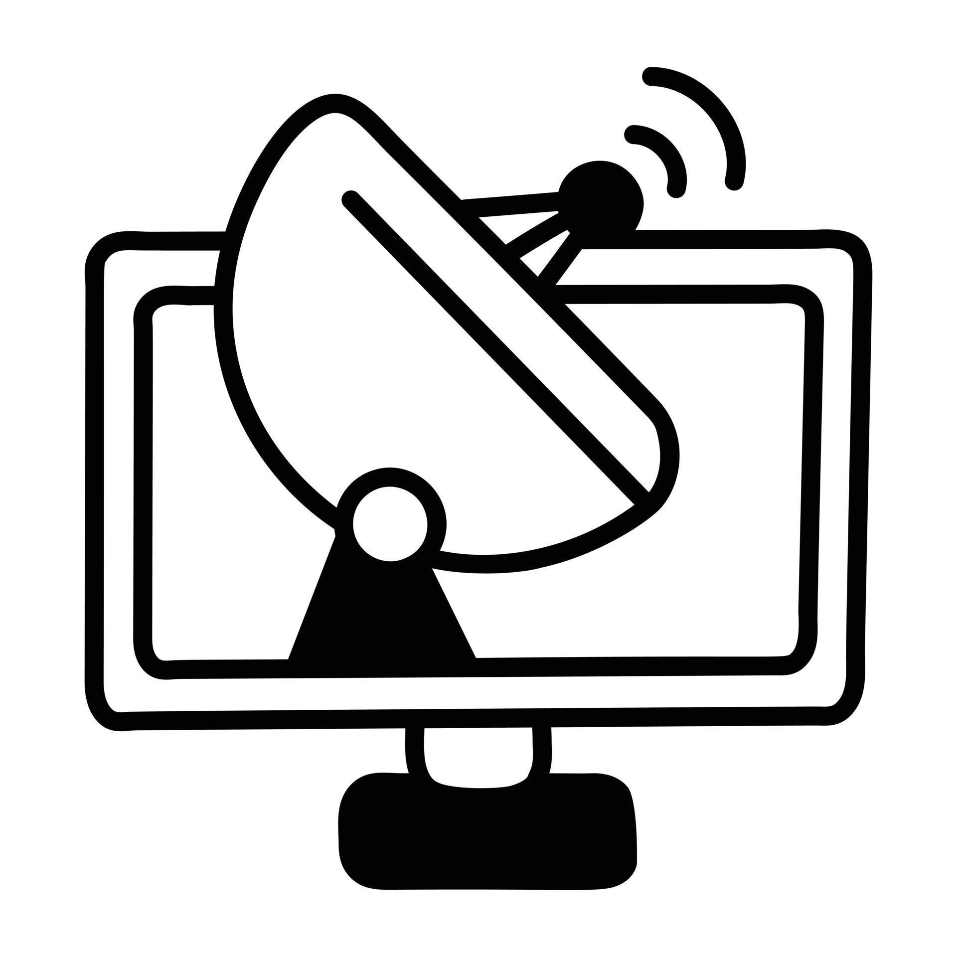 Trendy Satellite Connection 21079528 Vector Art at Vecteezy