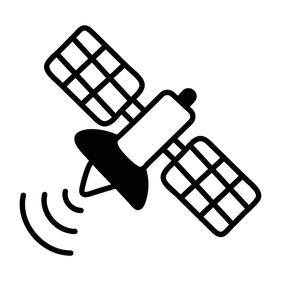 Trendy Artificial Satellite vector