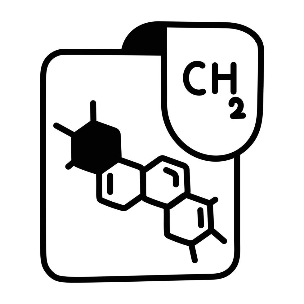 Trendy Chemistry Assignment vector