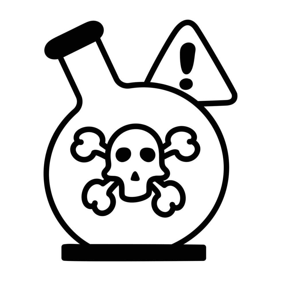 Trendy Harmful Chemical vector