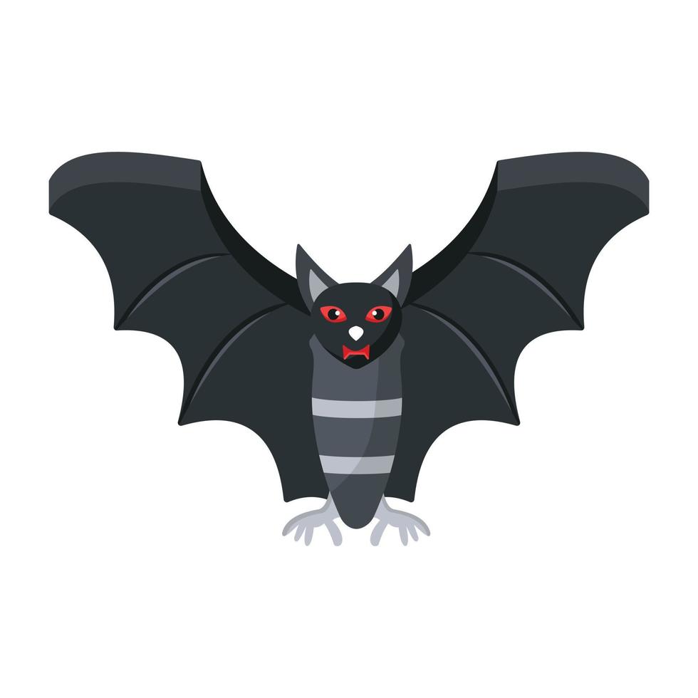 Trendy Vampire Bat vector