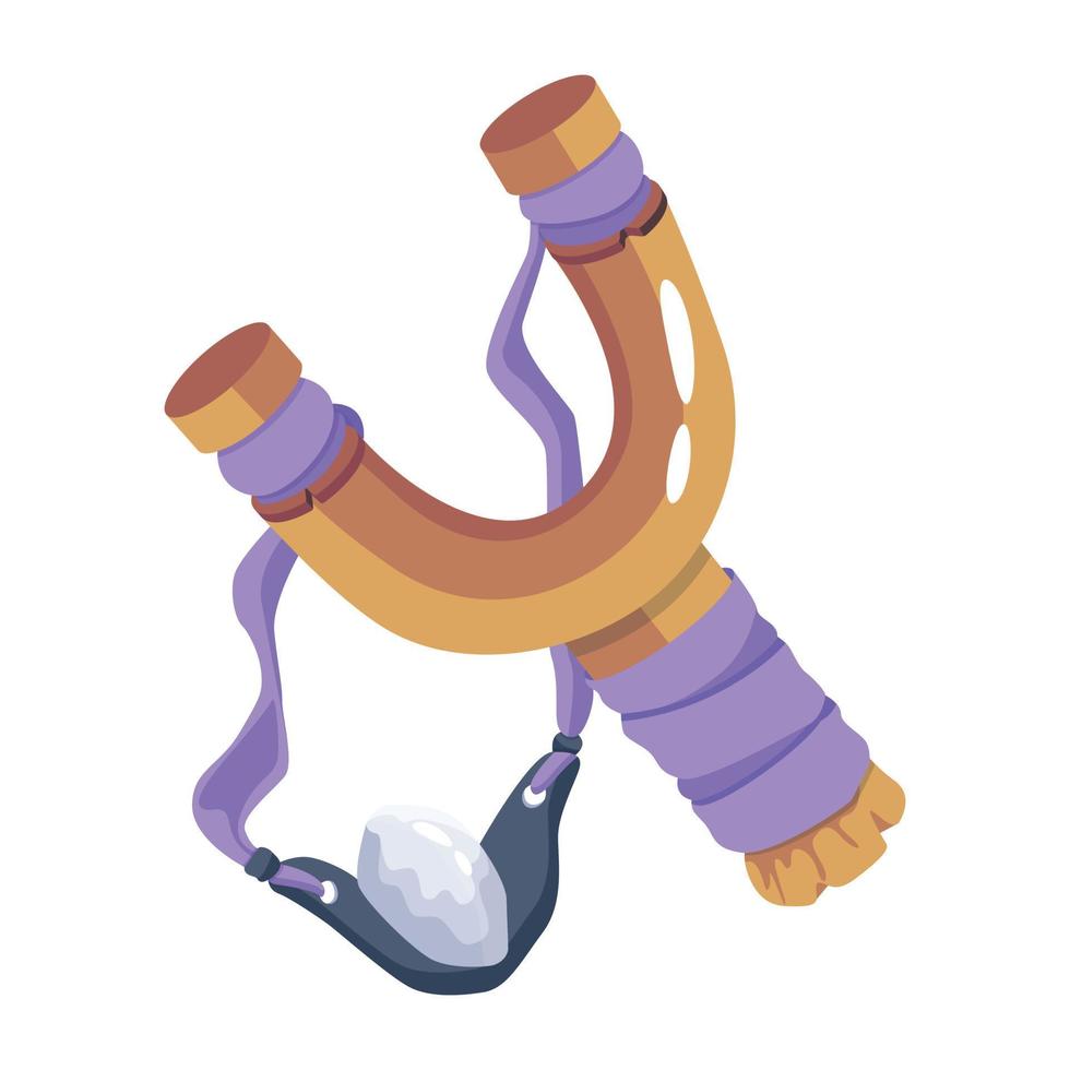 Trendy Slingshot Concepts vector