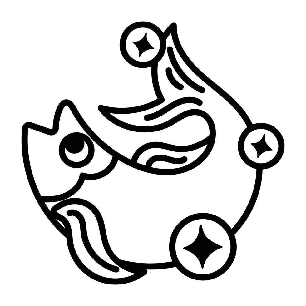 Trendy Fish Concepts vector