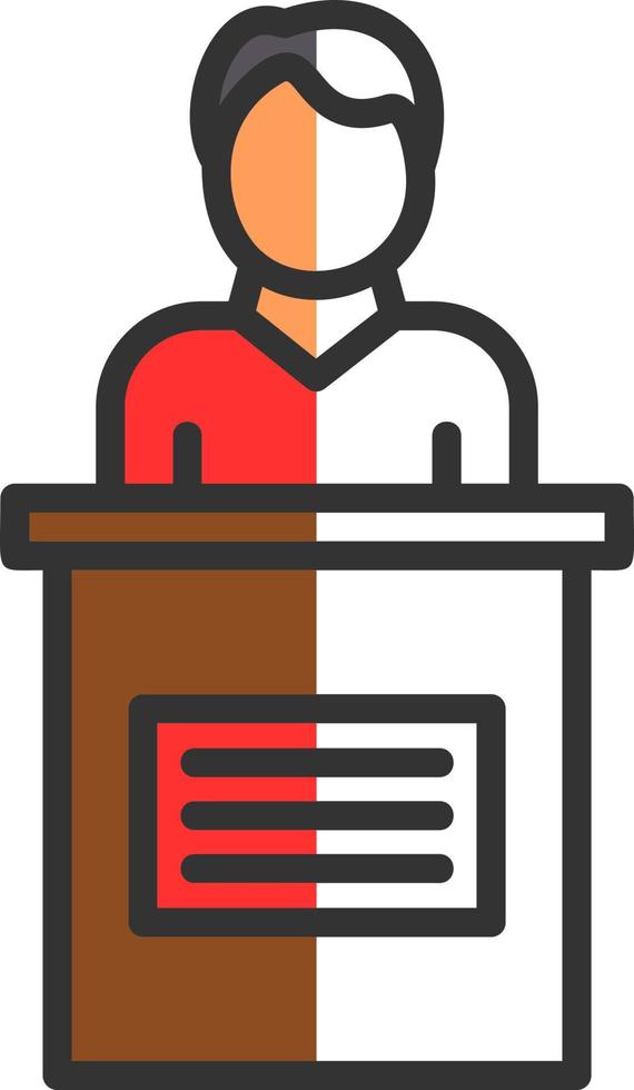 Candidate Male Vector Icon Design