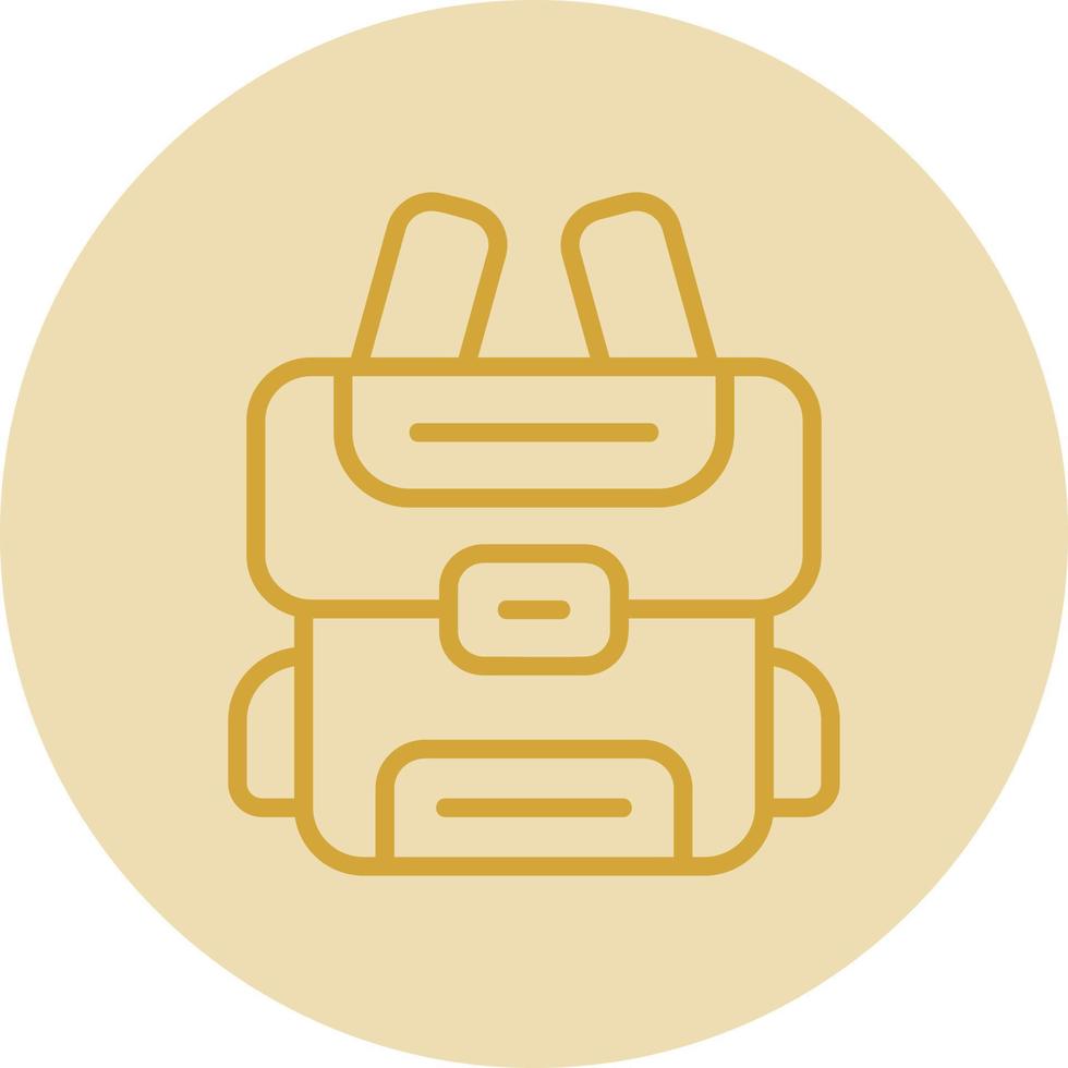 Backpack Vector Icon Design