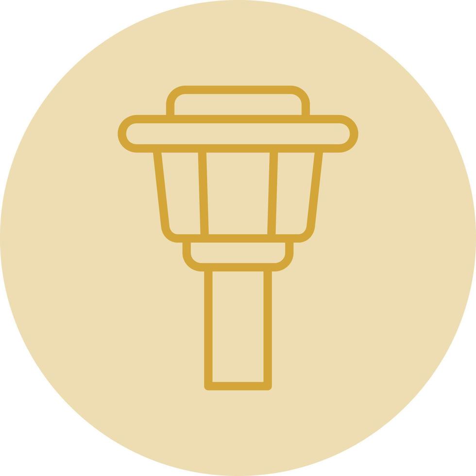 Control Tower Vector Icon Design