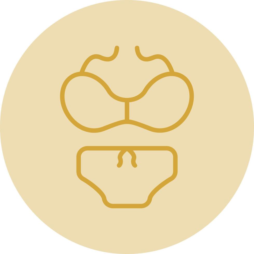 Swimsuit Vector Icon Design