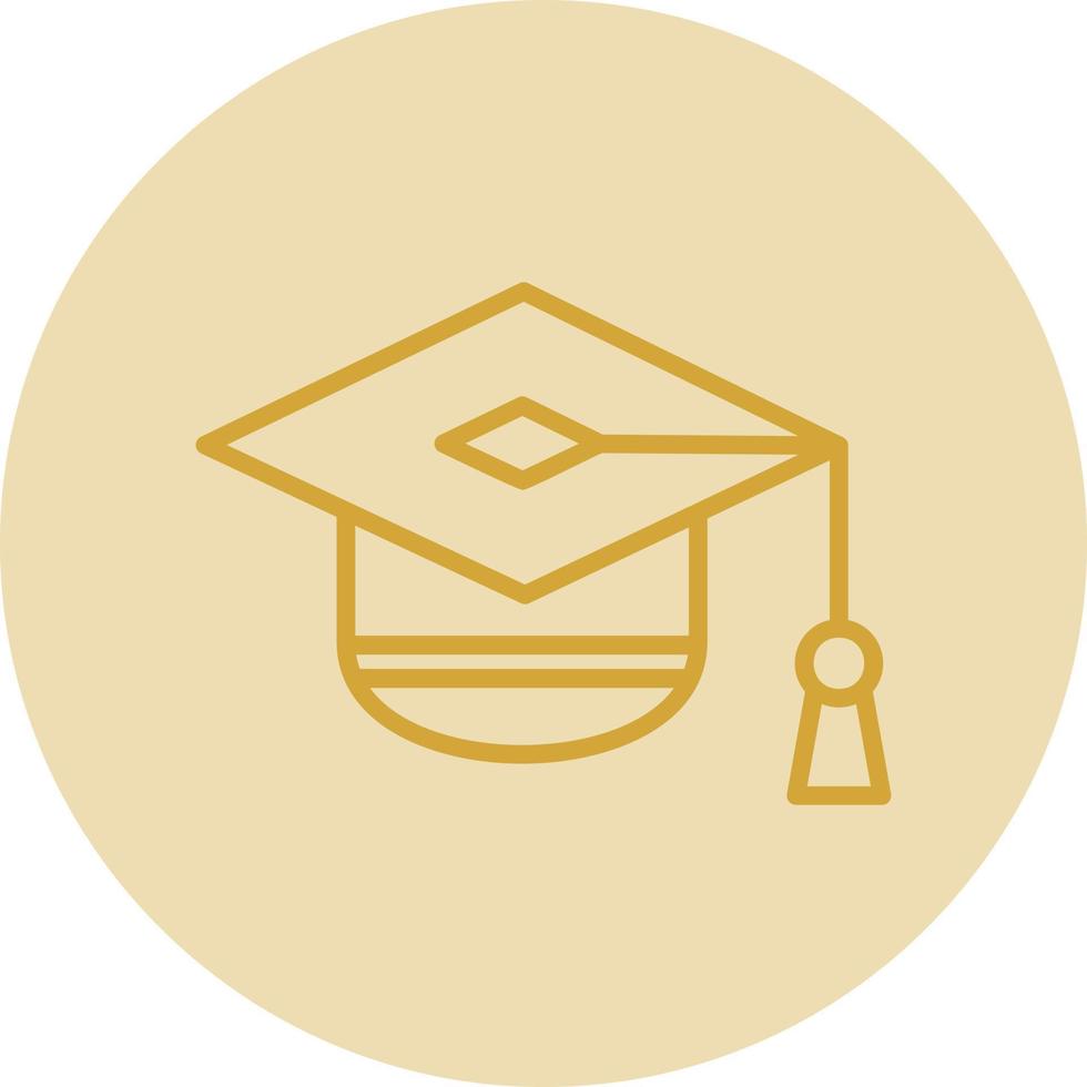 Mortarboard Vector Icon Design