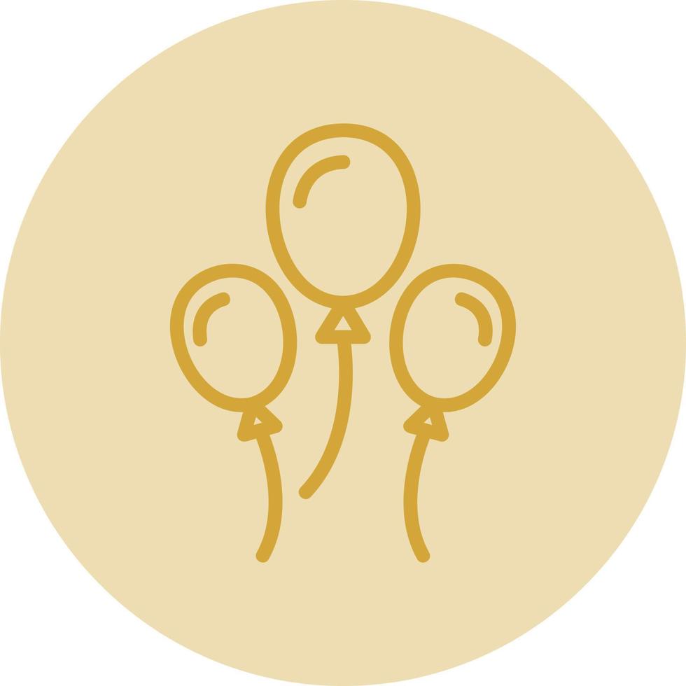 Balloons Vector Icon Design