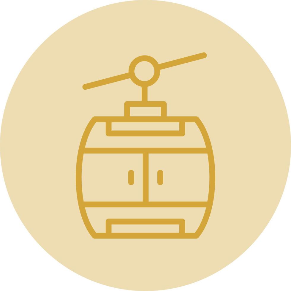 Gondola Vector Icon Design