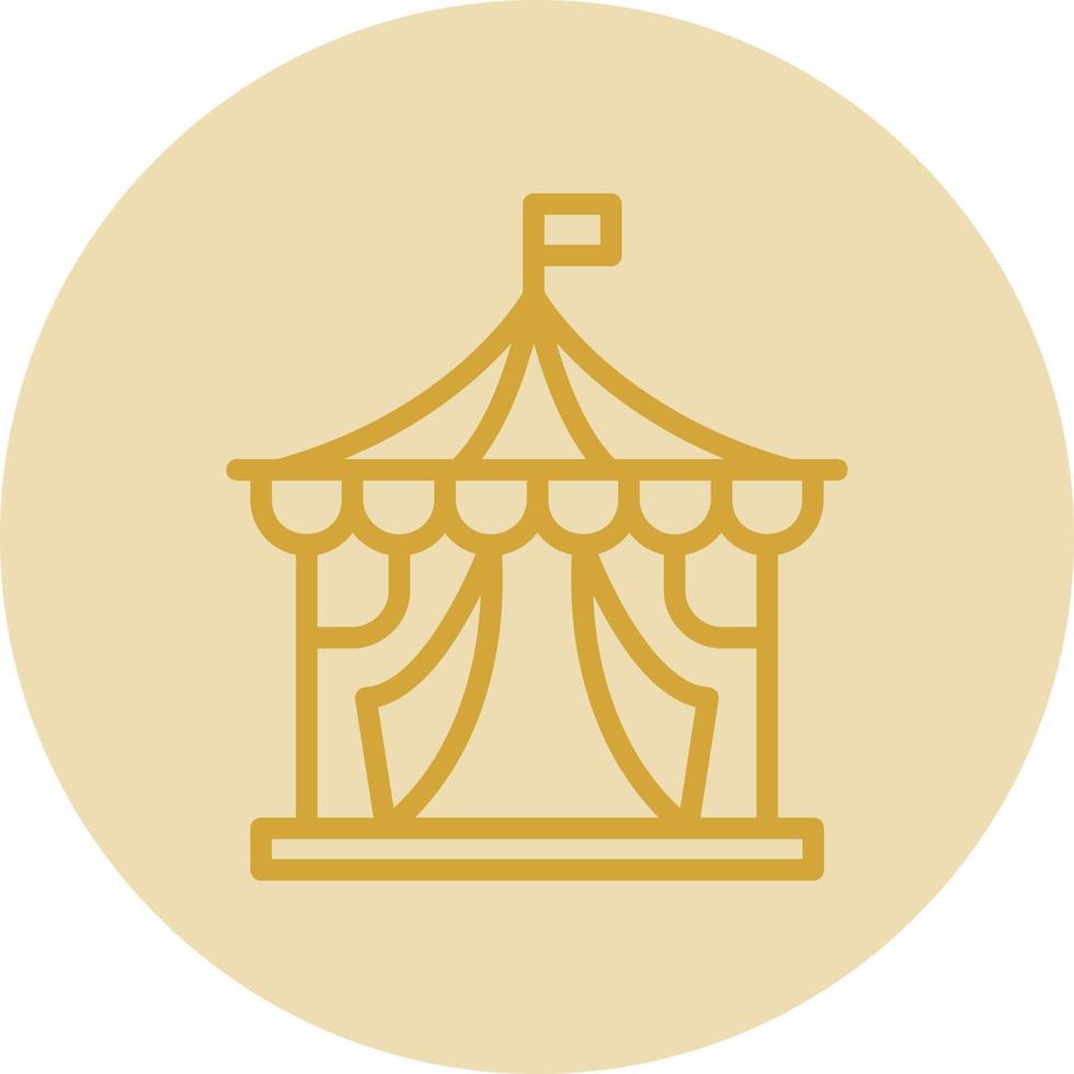 diseño de icono de vector de circo