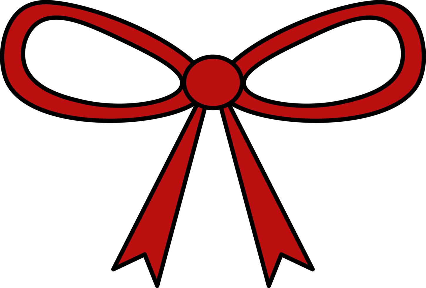 ribbon design illustration isolated on transparent background png