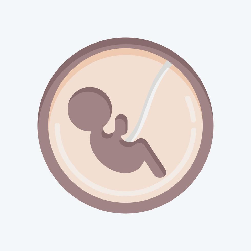 Icon Baby. related to Family symbol. Flat Style. simple design editable. simple illustration vector
