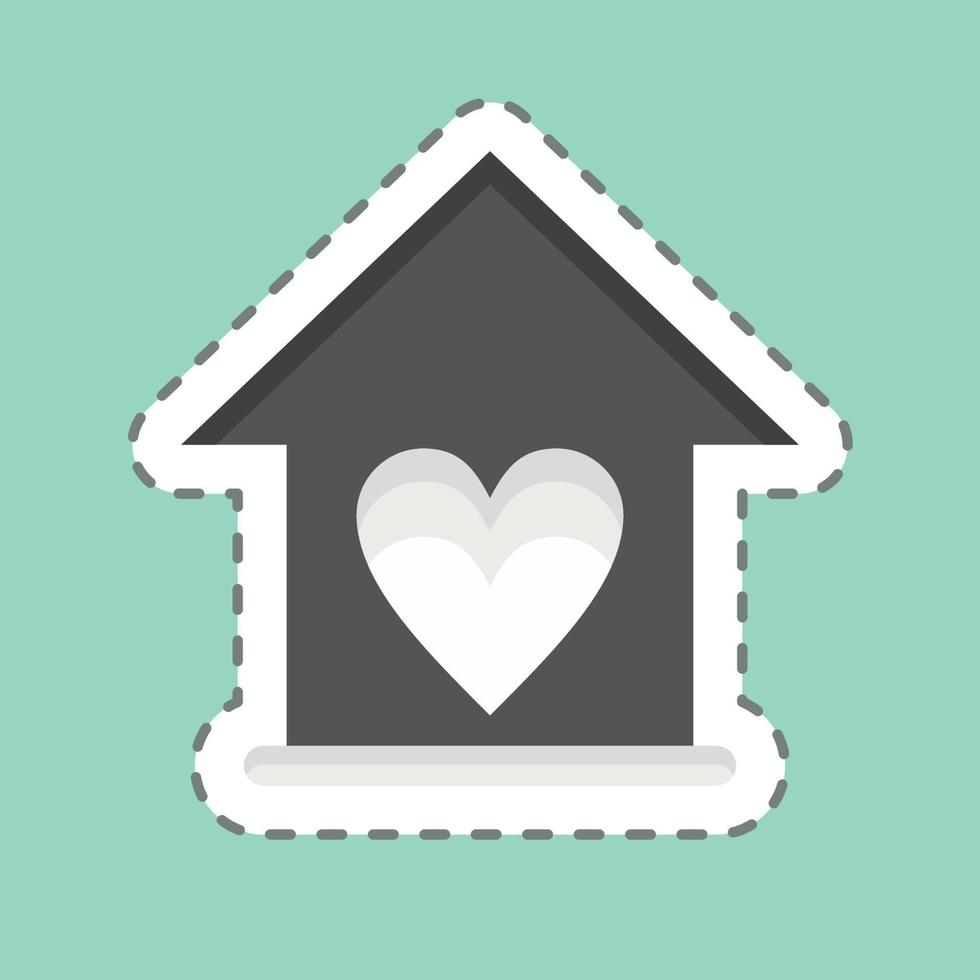 Icon Love Family. related to Family symbol. simple design editable. simple illustration vector