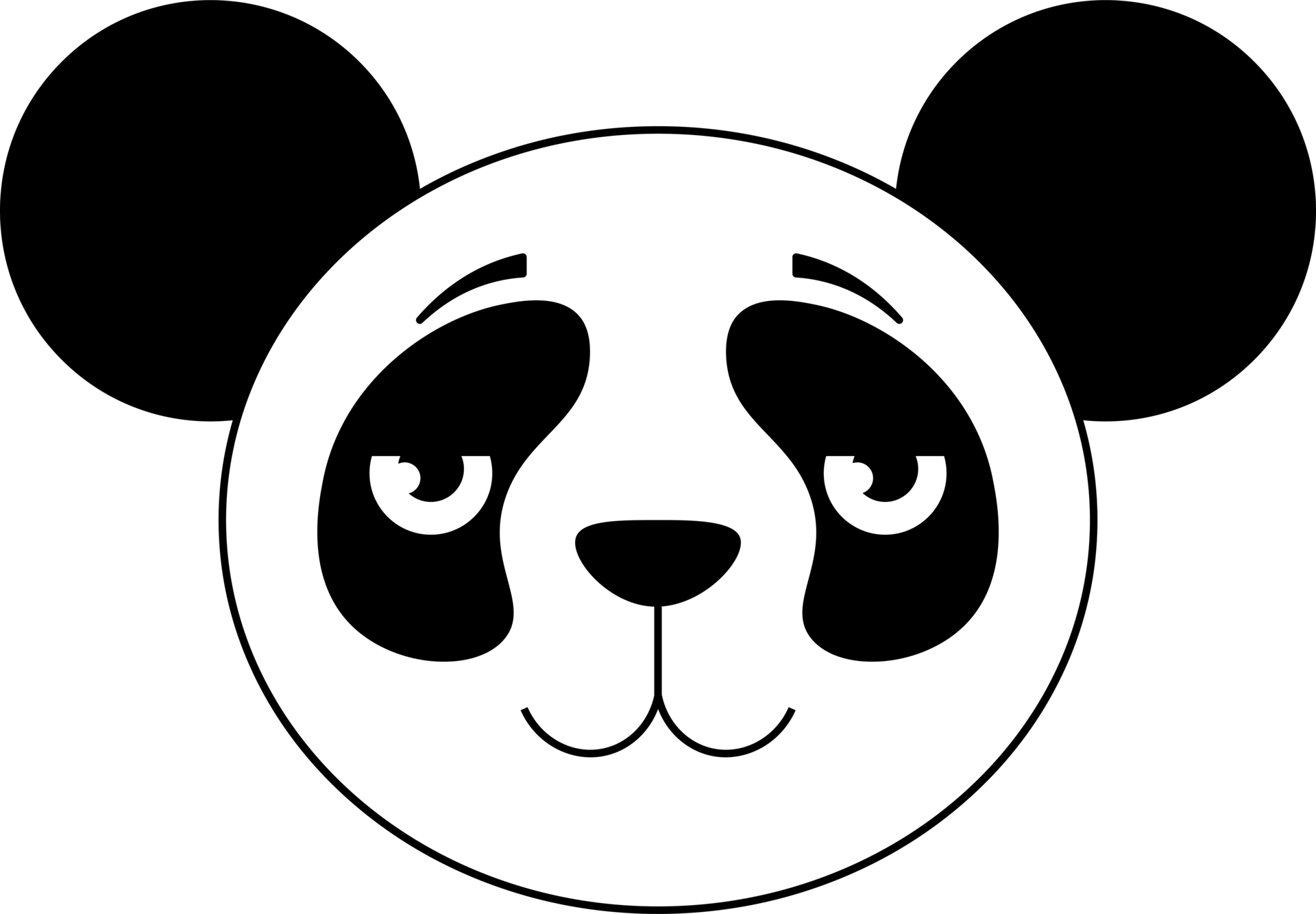 Pandas Dos Desenhos Animados PNG Imagens com fundo transparente