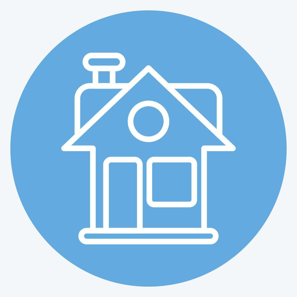 Icon House. related to Family symbol. glyph style. simple design editable. simple illustration vector