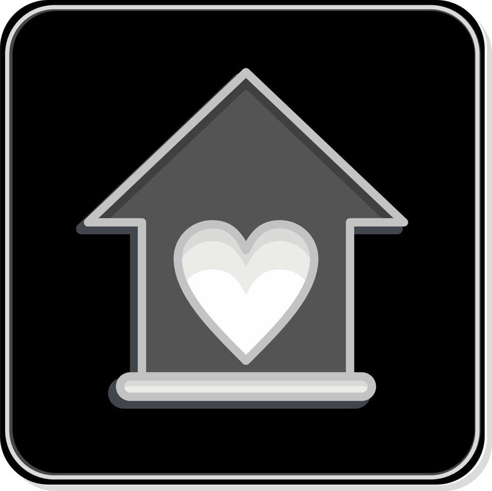 Icon Love Family. related to Family symbol. simple design editable. simple illustration vector