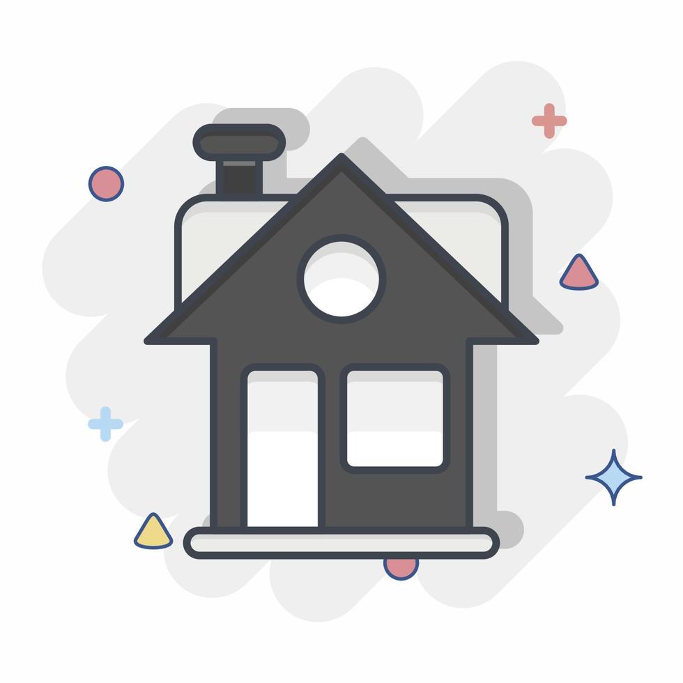 Icon House. related to Family symbol. simple design editable. simple illustration vector
