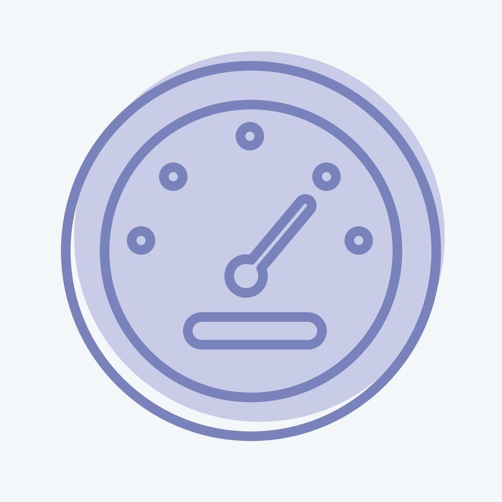 Icon Metter. related to Car Service symbol. Two Tone Style. repairing. engine. simple illustration vector