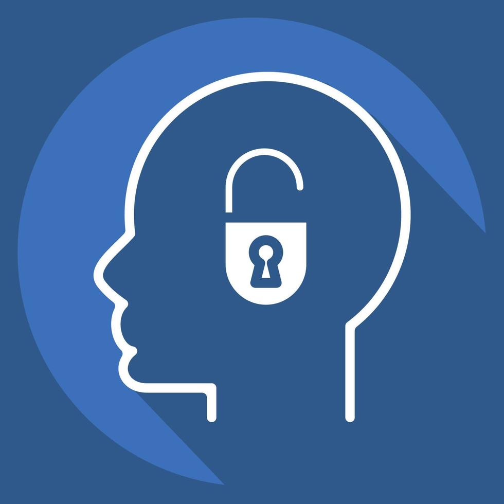 Icon Weakness. related to Psychology Personality symbol. simple design editable. simple illustration vector