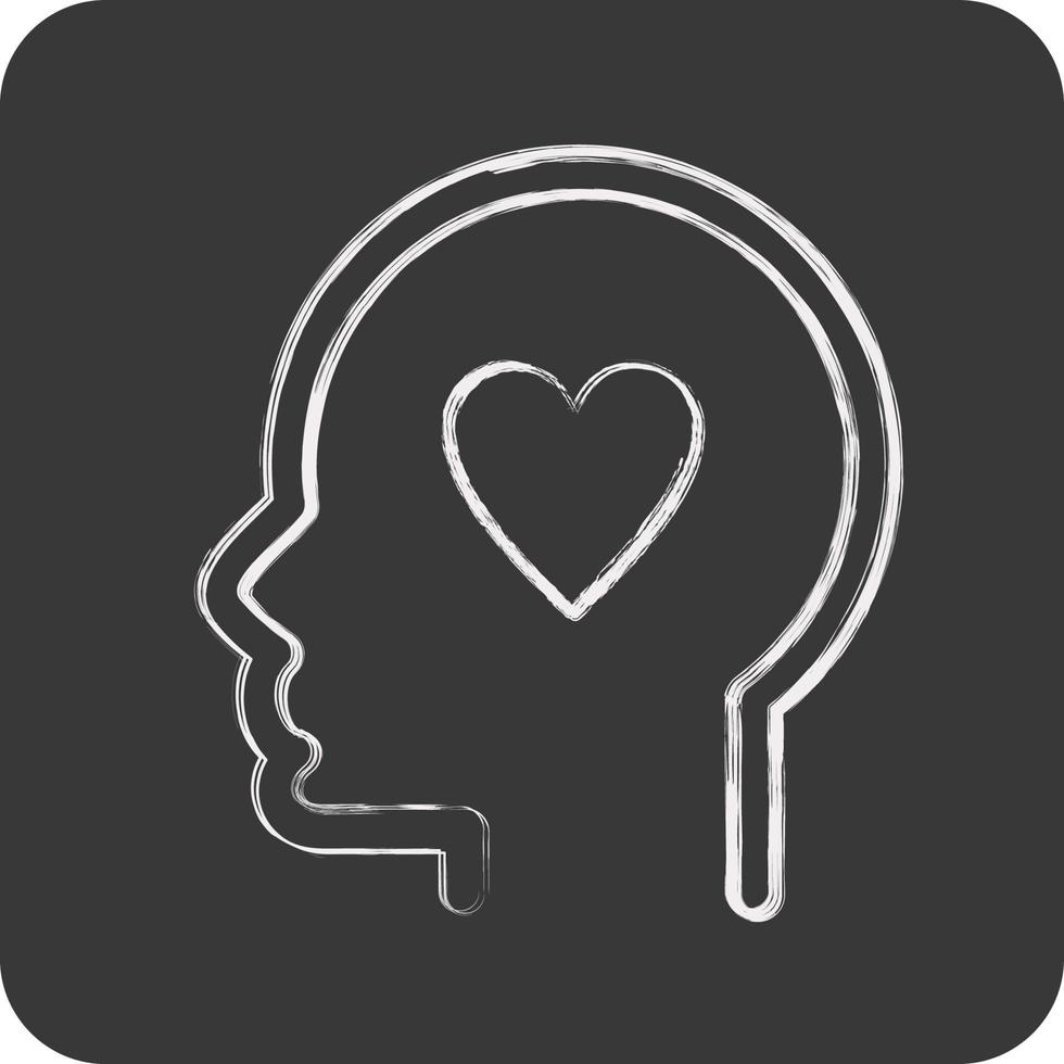 Icon Kindness. related to Psychology Personality symbol. simple design editable. simple illustration vector