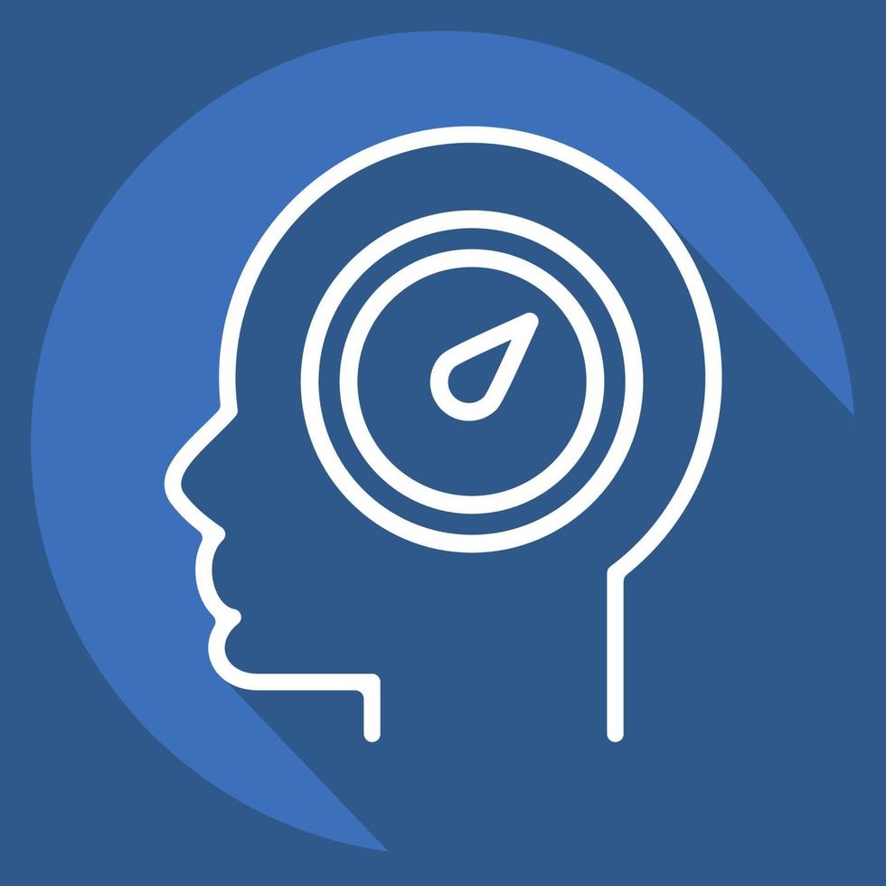Icon Willpower. related to Psychology Personality symbol. simple design editable. simple illustration vector