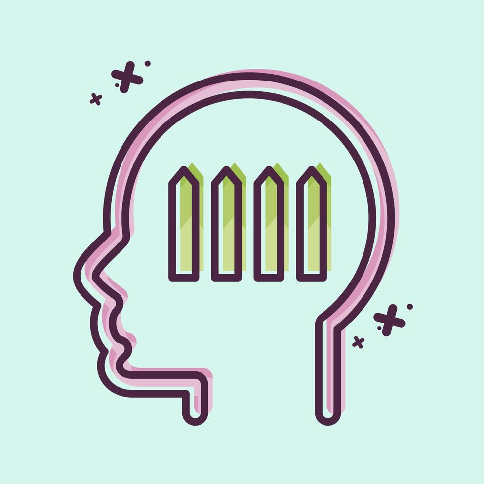 Icon Autism. related to Psychology Personality symbol. simple design editable. simple illustration vector