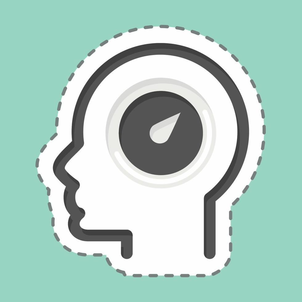 Icon Willpower. related to Psychology Personality symbol. simple design editable. simple illustration vector