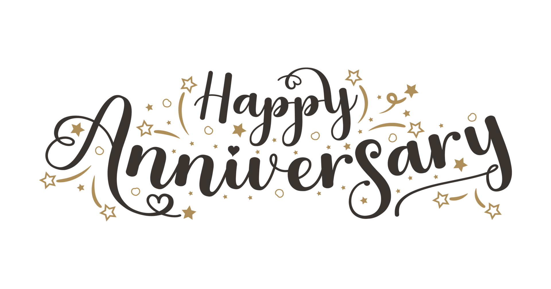 Happy Anniversary Png Anniversary Hand Drawn Typography 21081258 Png