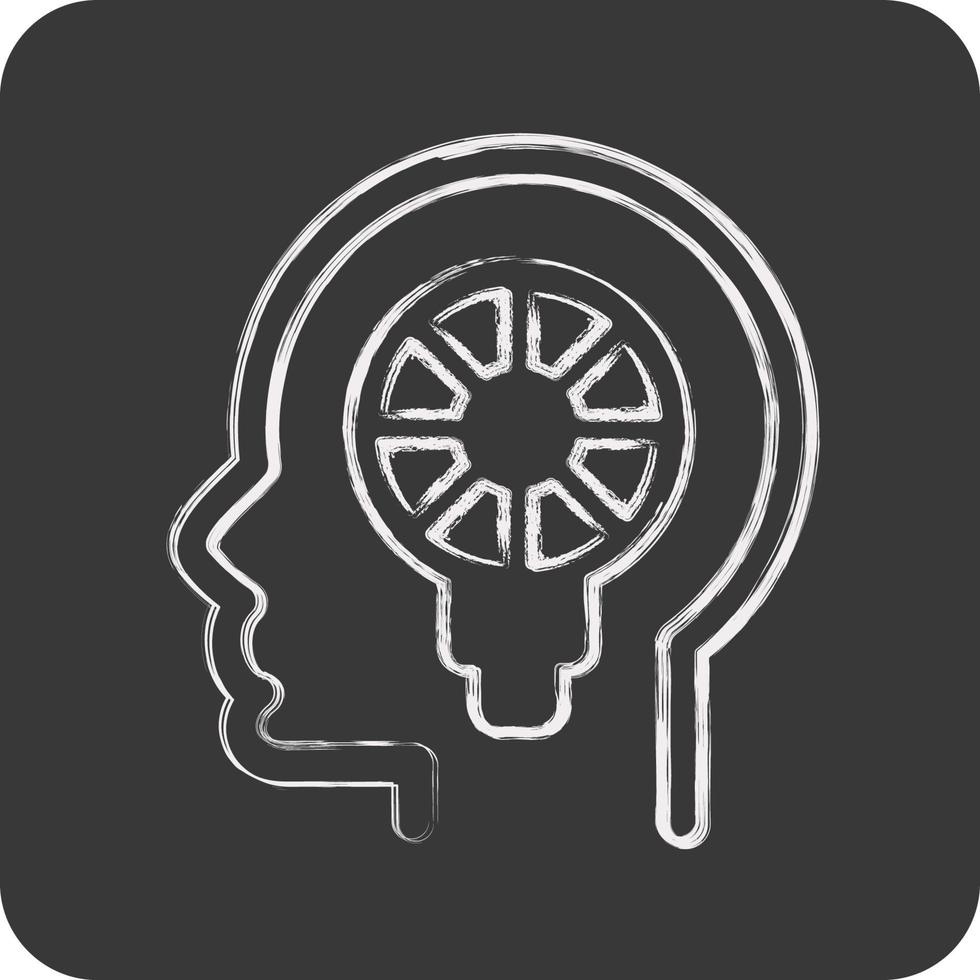 Icon Personality. related to Psychology Personality symbol.  simple design editable. simple illustration vector