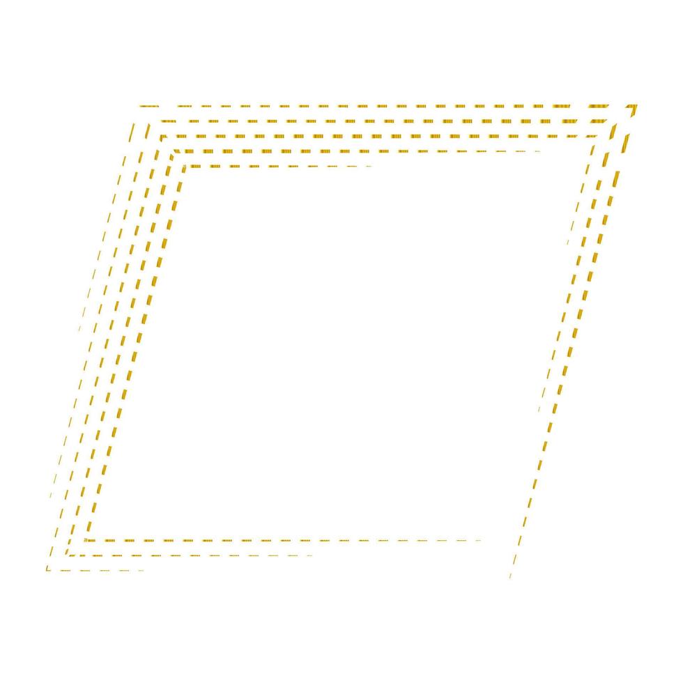 Dashed Line Frame vector