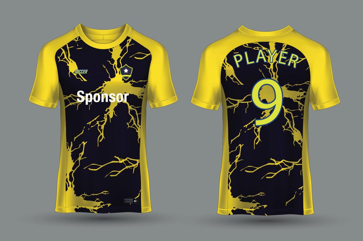 Sports jersey design for sublimation vector