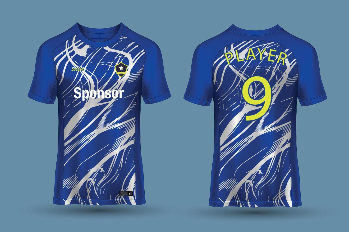 diseño de camiseta deportiva para sublimación vector
