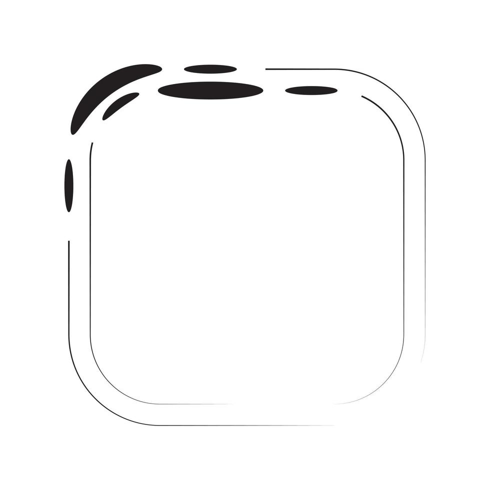 Abstract Line Frame vector