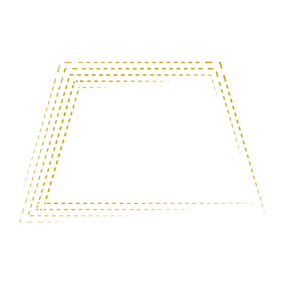 Dashed Line Frame vector