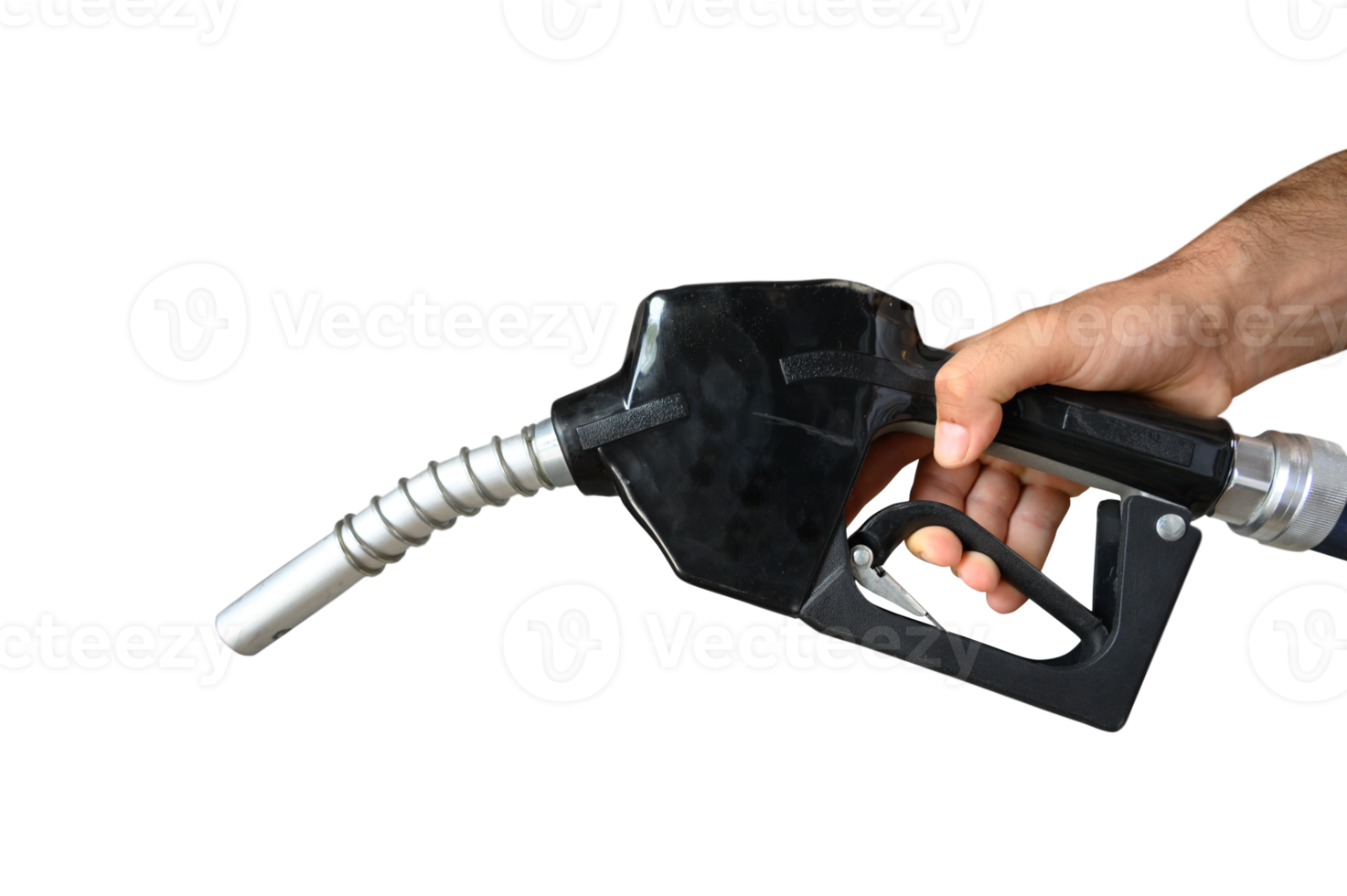 Hand holds a fuel pump service for motor vehicles png