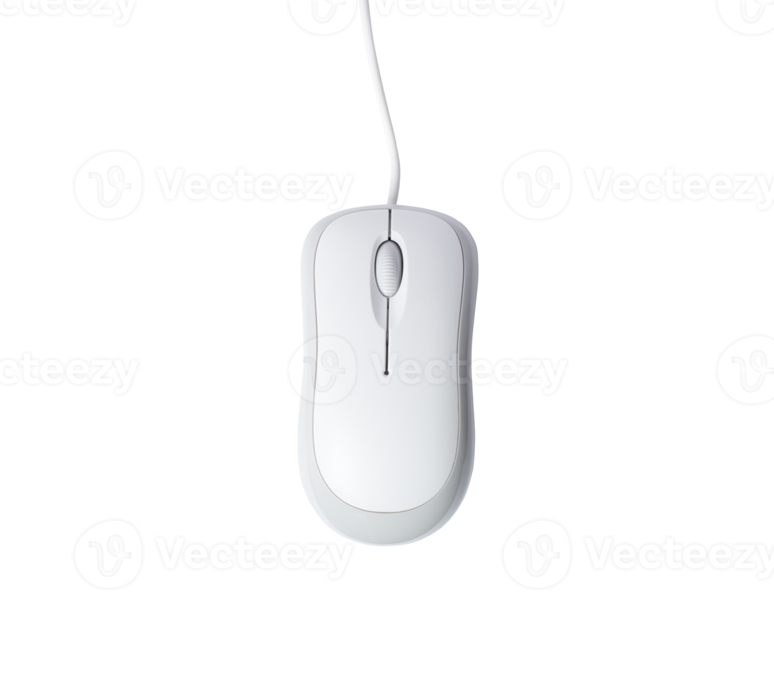 Image of a white mouse computer, screen pointer png