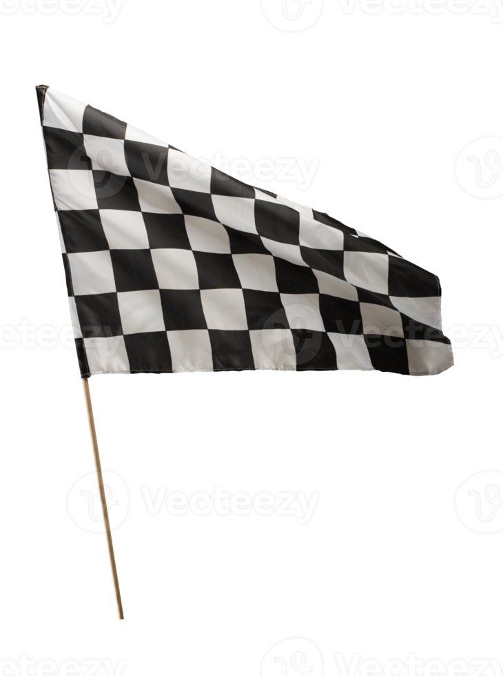 Rennen Wettbewerb Flagge. Konzept von erfolgreich Ankunft und Wettbewerb png