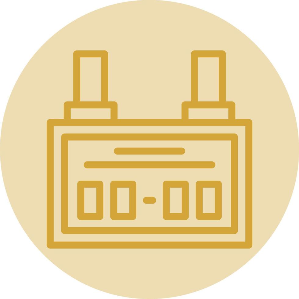 Scoreboard Vector Icon Design