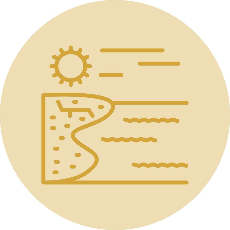 Beach Vector Icon Design