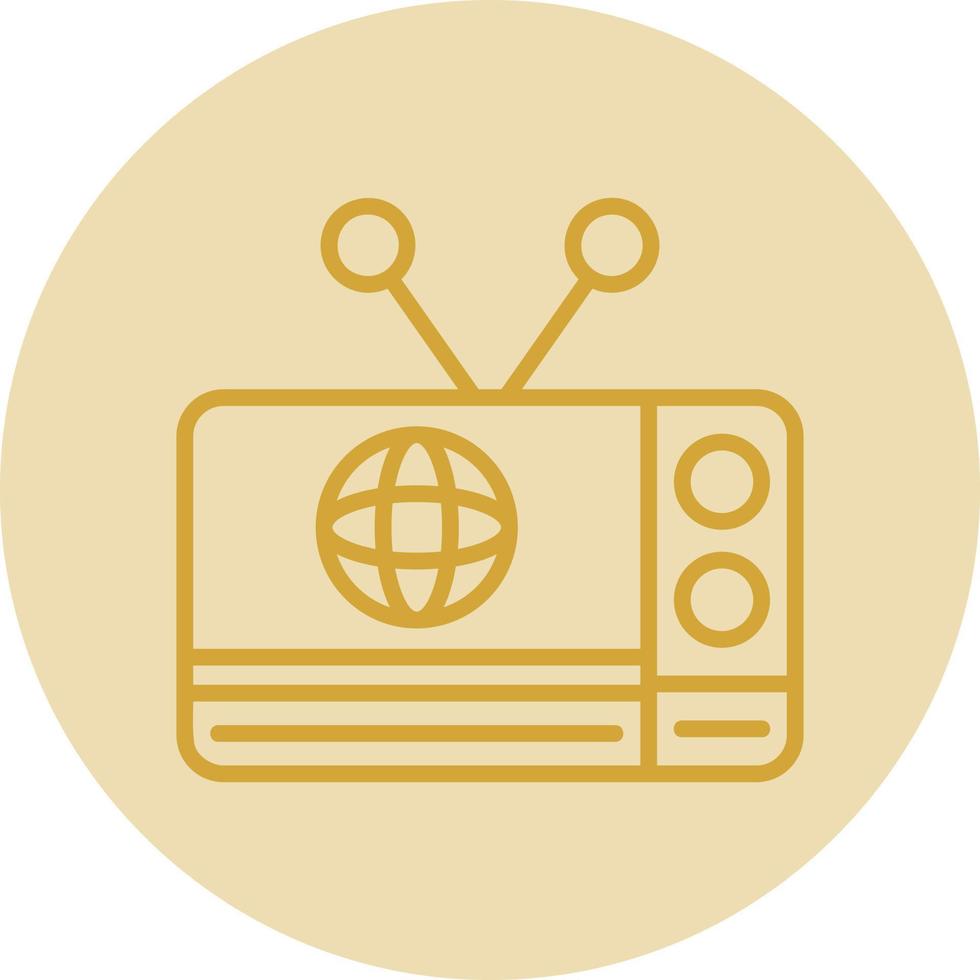 News Chanel Vector Icon Design