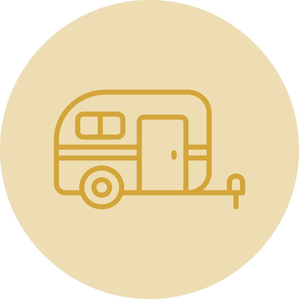 Caravan Vector Icon Design