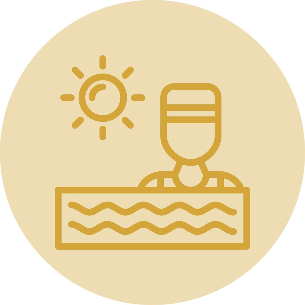 Swimming Vector Icon Design