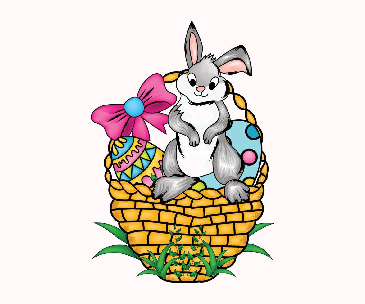 Easter bunny or rabbit Sublimation design Graphic vectors